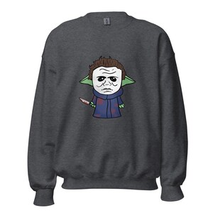 Baby Yoda x Michael Meyers Crewneck Sweatshirt (Halloween)