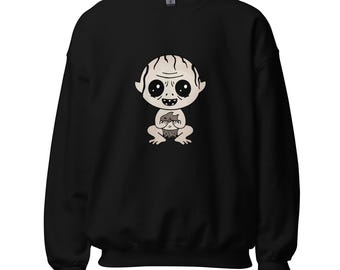 Sudadera de cuello redondo de Gollum (El Señor de los Anillos)