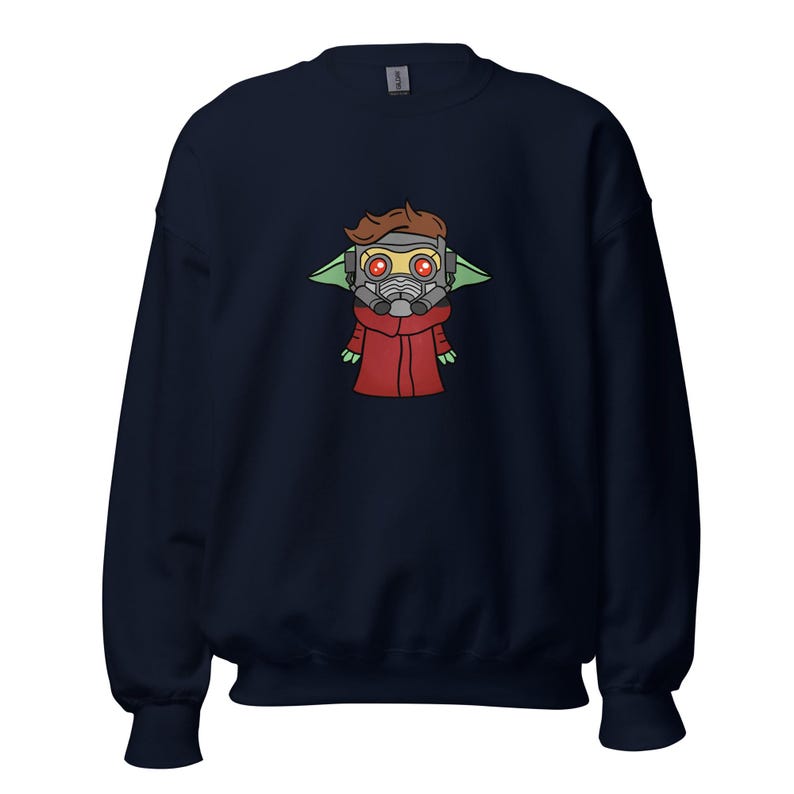 Baby Yoda Starlord Crewneck Sweatshirt