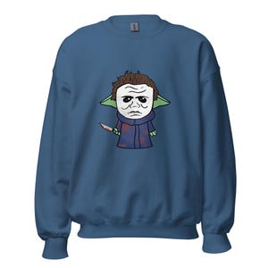 Baby Yoda x Michael Meyers Crewneck Sweatshirt (Halloween)