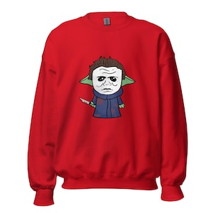 Baby Yoda x Michael Meyers Crewneck Sweatshirt (Halloween)