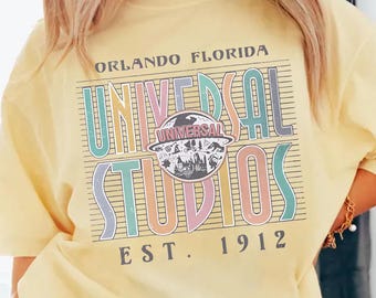 Retro Universal Studios Orlando Florida Shirt Design (Digital Download)