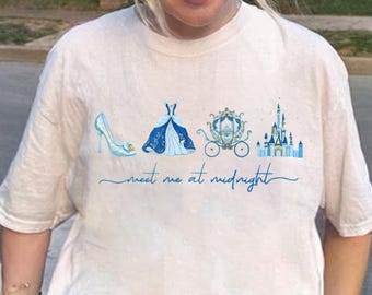 Design de t-shirt Princesses Disney Cendrillon : Disney Princess Png, Princess Party Png, Cendrillon inspiré Png