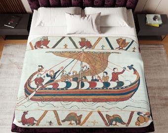 Manta sherpa de la invasión normanda del tapiz de Bayeux