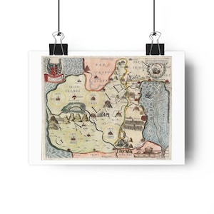 Galilea y las doce tribus de Israel (impresión artística giclée)