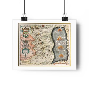 Tribus de Judá y Simeón con el Mar Muerto (impresión artística giclée)