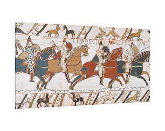 Lienzo de carga de caballería del tapiz de Bayeux