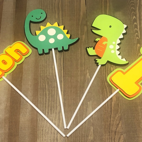 Dinosaur, Dino Party, T Rex, Centerpiece Sticks