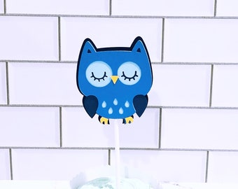 Owl, Forest Animal, Woodland Creature, Cupcake Topper