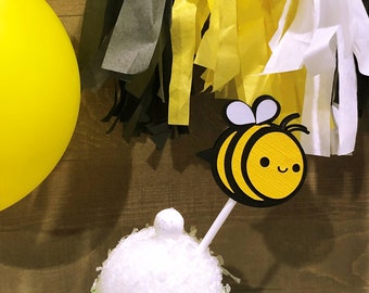 Bee, Bug Party, Mommy to Bee Cupcake Toppers