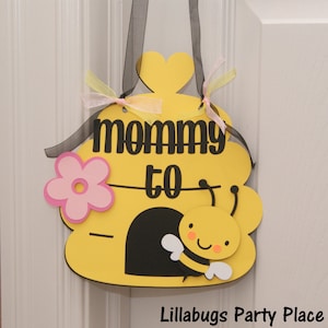 Mommy to Bee Door Sign image 1