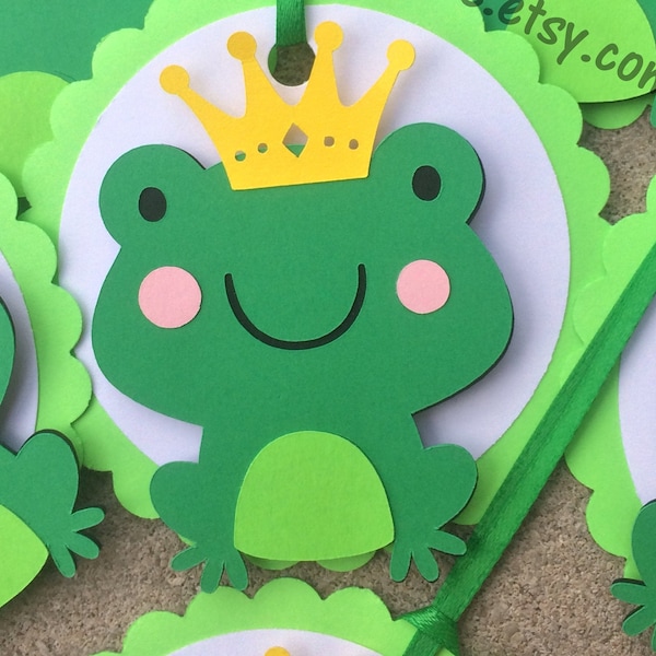 Frog, Frog Prince, Prince Charming, Favor Tags