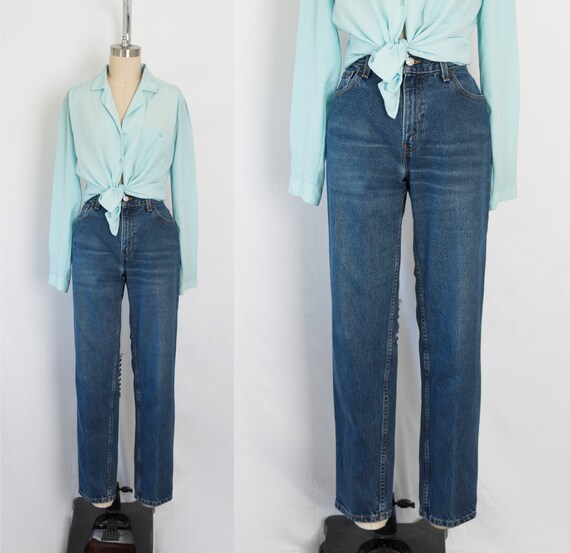 levis 550 high waisted jeans