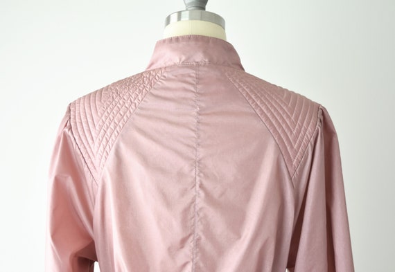 Dusty Rose Trench Coat Sm / Pink Trench Coat / Be… - image 7
