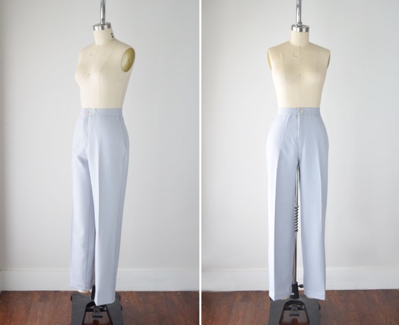 70s Levi's Gray Knit Pants Sm / 27 Inch Waist / Hi
