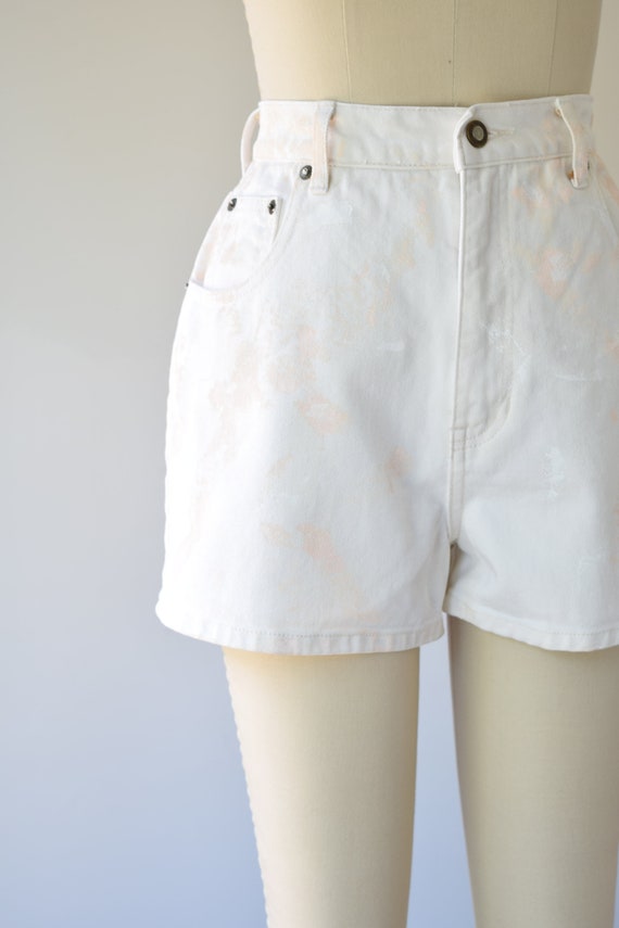 White High Waist Shorts 29 in / 29 Inch Waist Sho… - image 5