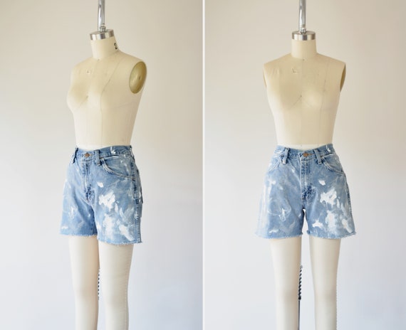 Paint Splatter Shorts M / 29 in Waist / Cutt Off J