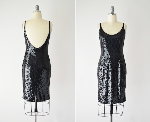 Oleg Cassini Minimal Sequin Dress S / Sequin Tank