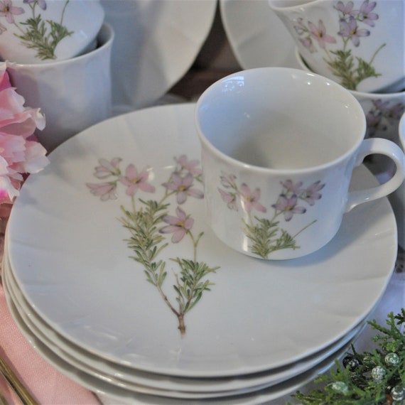 VINTAGE Peartree PLATE CUP Toscany Snack Set Fine China Replacemnt BUY 1 OR MANY 