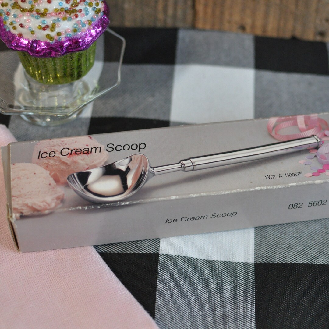 Wm A. Rogers Ice Cream Scoop 082 5602 Vintage Server Etsy