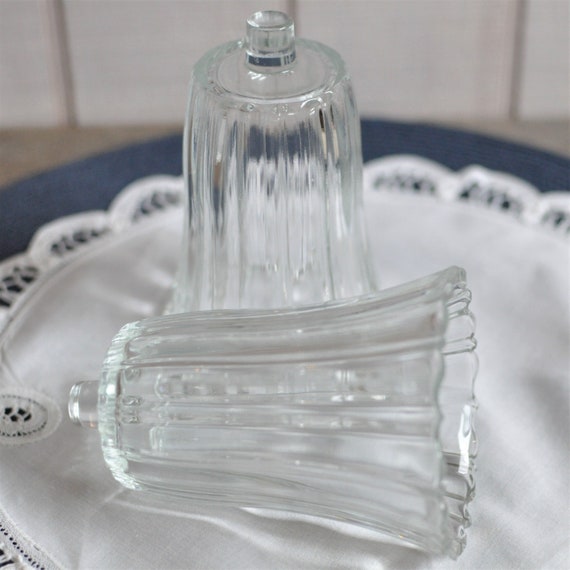 Homco Glass Tulip Chandelier Peg Candle Lamp Shade Votive Tea Homco Glass Tulip Chandelier Peg Candle, Chandelier Candle Holder Replacement