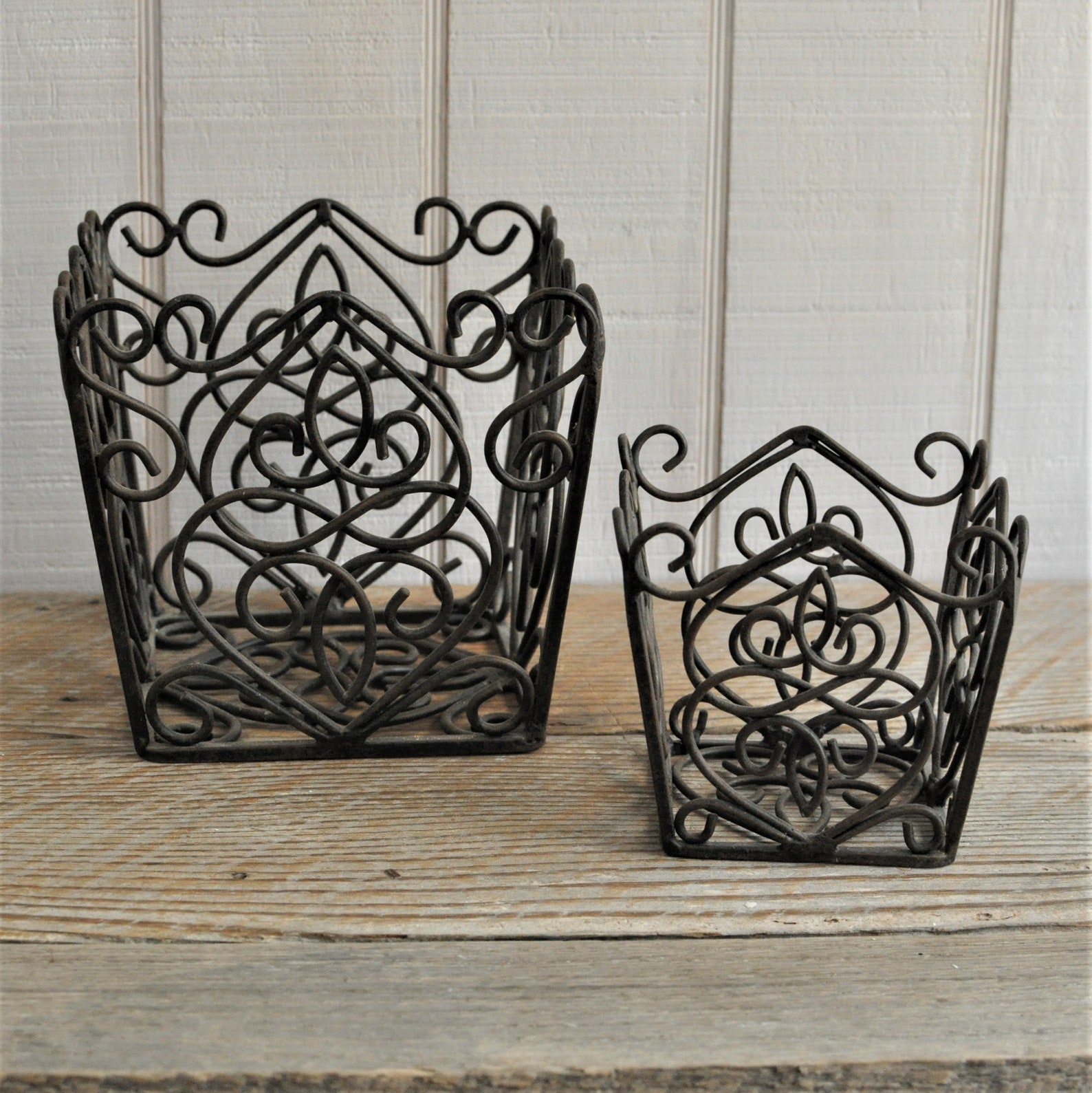 Southern Living at Home Rosedale Metal Wire Planters Garden Etsy