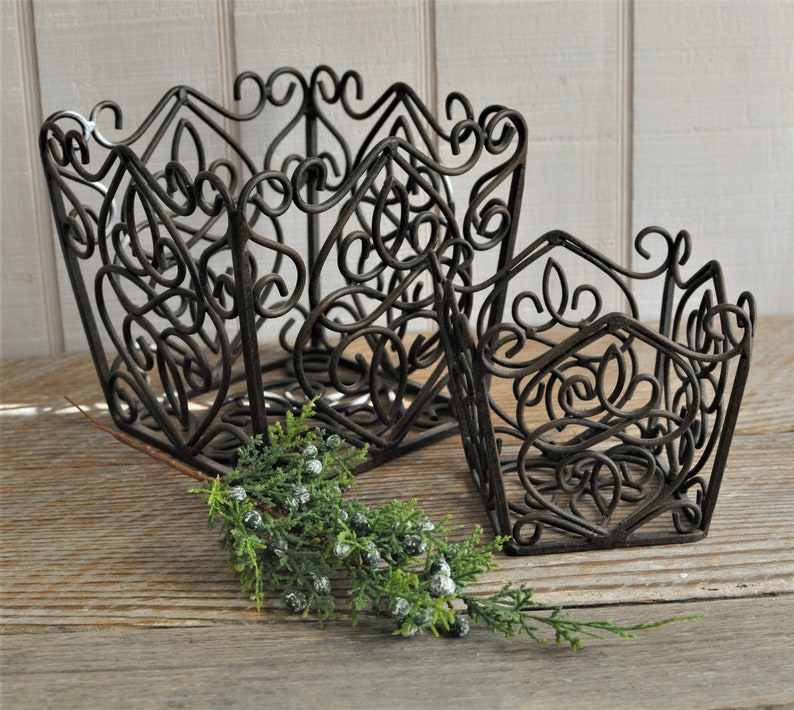 Southern Living at Home Rosedale Metal Wire Planters Garden Etsy