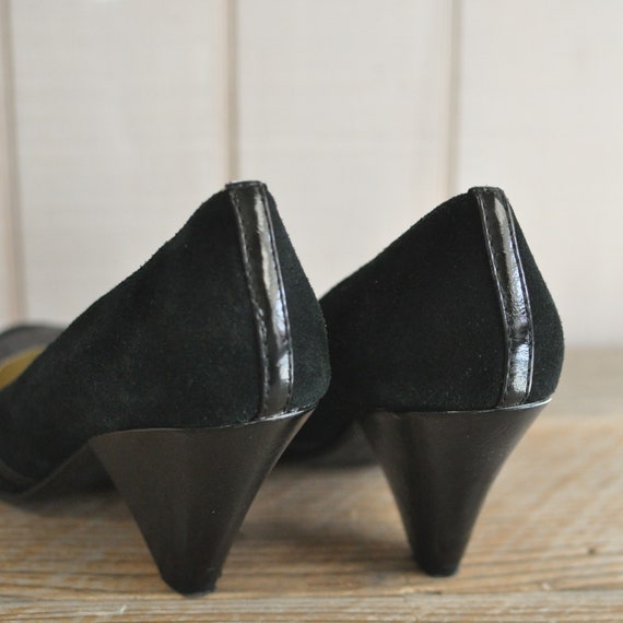 Sam Edelman Boutique High Heel Shoes, Black Suede… - image 7