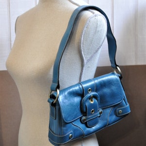 Wilson Leather Leather Turquoise Bag, Clutch, Fashion Statement, Teal ...
