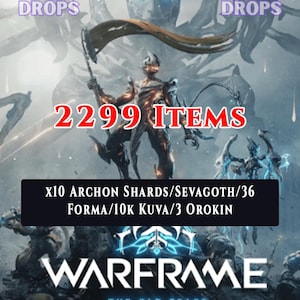 Warframe Twitch Drops | Sevagoth/36 Forma/10k Kuva/3 Orokin | Fast Delivery