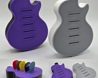 Guitar Pick Display Container "Les" Style