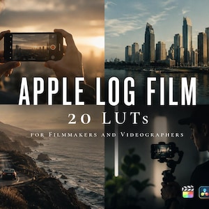 LUTs para iPhone para Apple LOG – Transforme vídeos desbotados do iPhone em visuais cinematográficos perfeitos para Reels, viagens e criação de conteúdo.