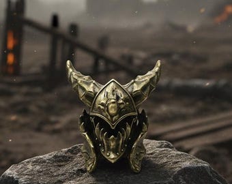 Cuenta EDC de latón para cordón de cuchillo personalizado / Amuleto de paracord de cobre hecho a mano / Accesorio de uso diario / Regalo para él