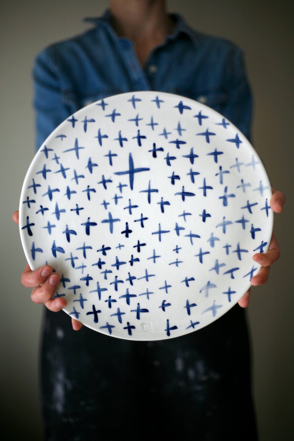 Large Ceramic Plate Cheese Ceramic Plate Serving Ceramic Etsy UK