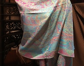 Nemesis Vintage Paisley Brocade Pashmina Scarf Wrap shawl