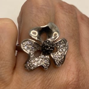 Vintage Rose 925 Sterling Silver Ring
