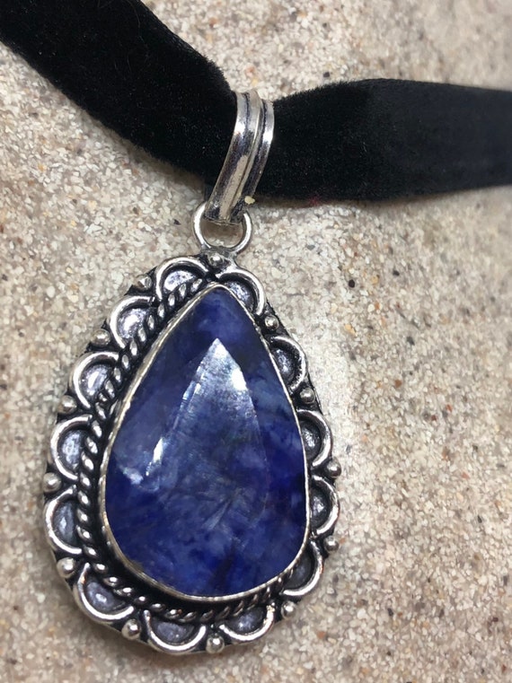 Vintage  Hand Made Tibetan Lapis Necklace.