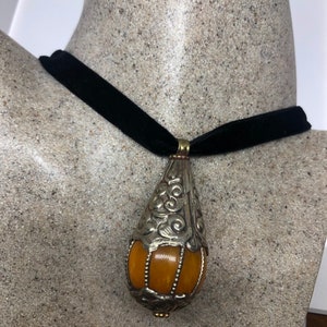 Medium Tibetian Yellow Pendant