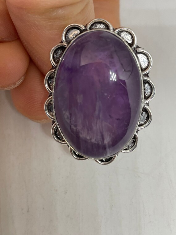 Vintage Purple Genuine Amethyst Ring - image 6