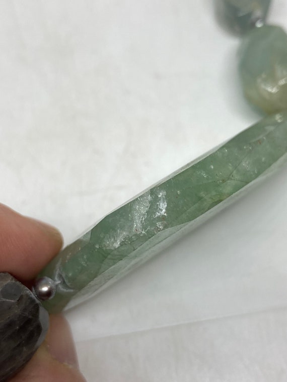 Vintage Genuine Labradorite Aventurine Gemstone N… - image 4