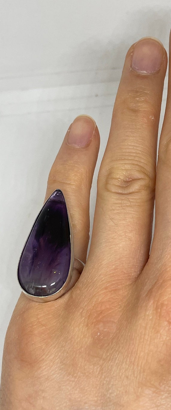 Vintage Purple Genuine Amethyst Ring