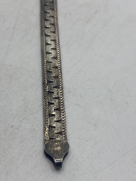 ヴィンテージ 925 スターリングシルバー チェーンリンクブレスレット