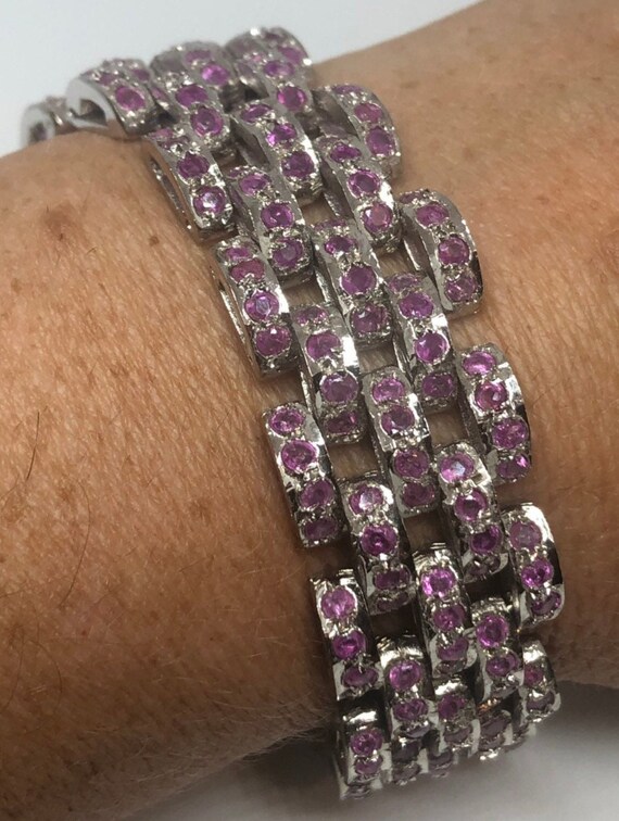 Handmade Genuine Red Ruby in 925 Sterling Silver … - image 7