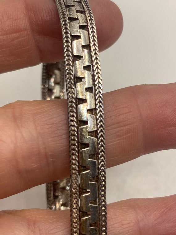 ヴィンテージ シンプルチェーンリンクブレスレット シルバー925 ドイツ