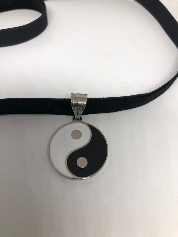 Vintage Yin Yang Stainless Steel Gothic Pendant N… - image 4