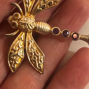 Vintage Handmade Genuine Gemstone 925 Sterling Silver Brooch