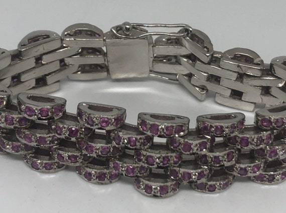 Handmade Genuine Red Ruby in 925 Sterling Silver … - image 5