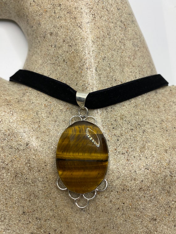 Vintage Tigers Eye Choker Turkish Ottoman Styled S