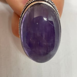 Vintage Purple Genuine Amethyst Ring