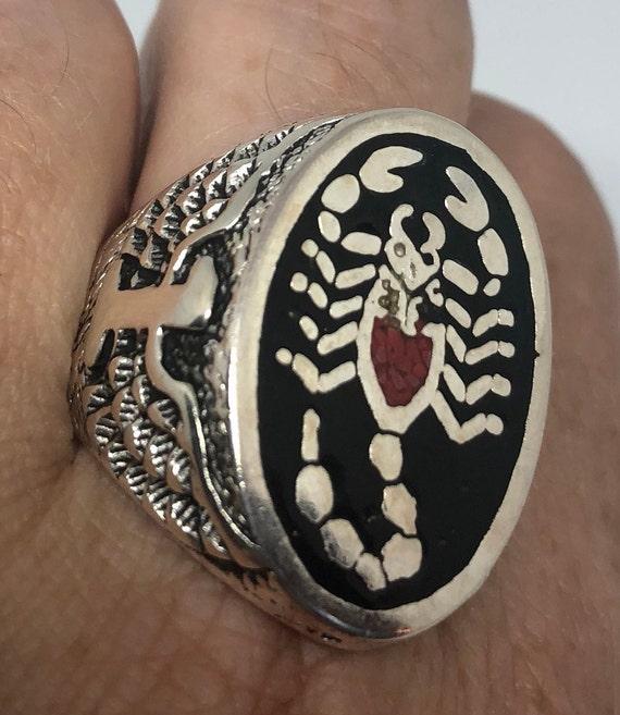 The Best Vintage Native American Navajo Scorpion Sterling Silver Ring The Best Vintage Native American Navajo Scorpion Sterling Silver Ring